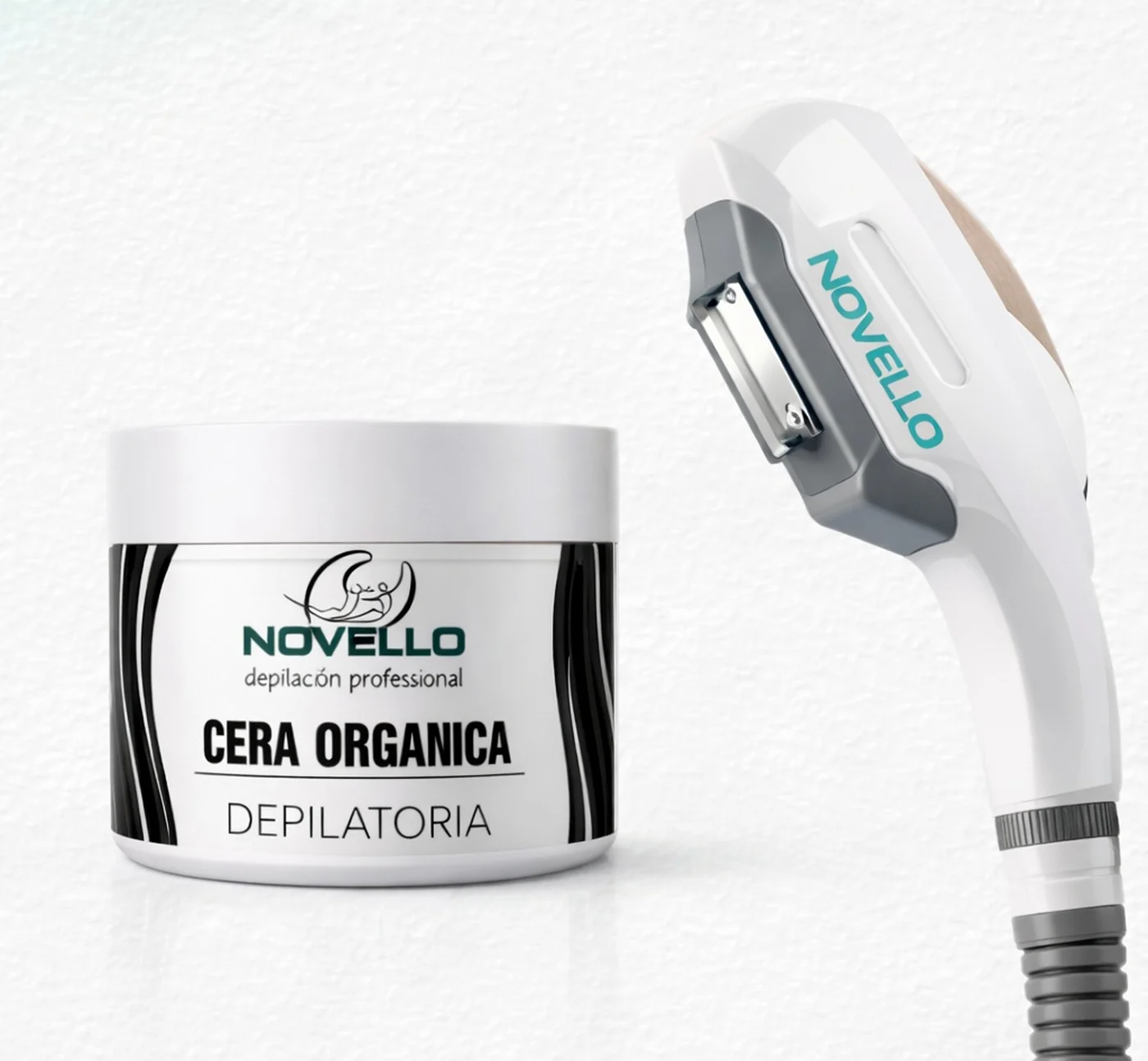Cera orgánica Novello y aplicador Eco Láser